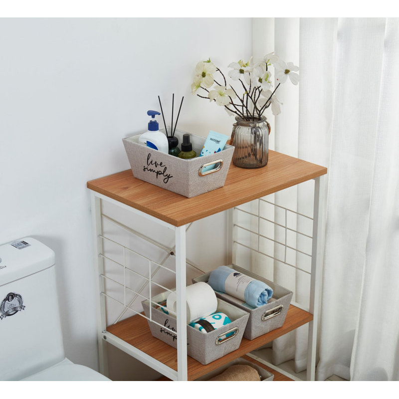 Ensemble de bacs de rangement en tissu