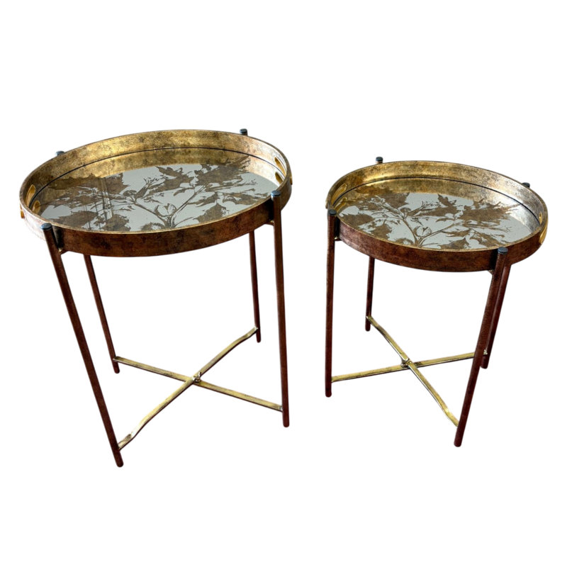 Bentlie Tray Top Side Table Set