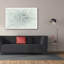 Toile épique Graffiti «Watercolor Wanderlust London Mint» par Laura Marshall, art mural 60 po x 40 po