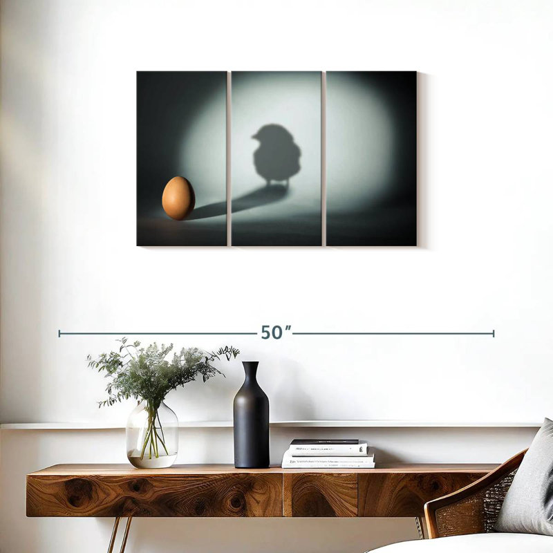 Brampt Chick From Egg, 20" H x 33" W