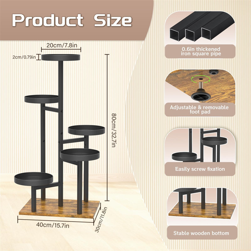 Plant Stand - Set of 6