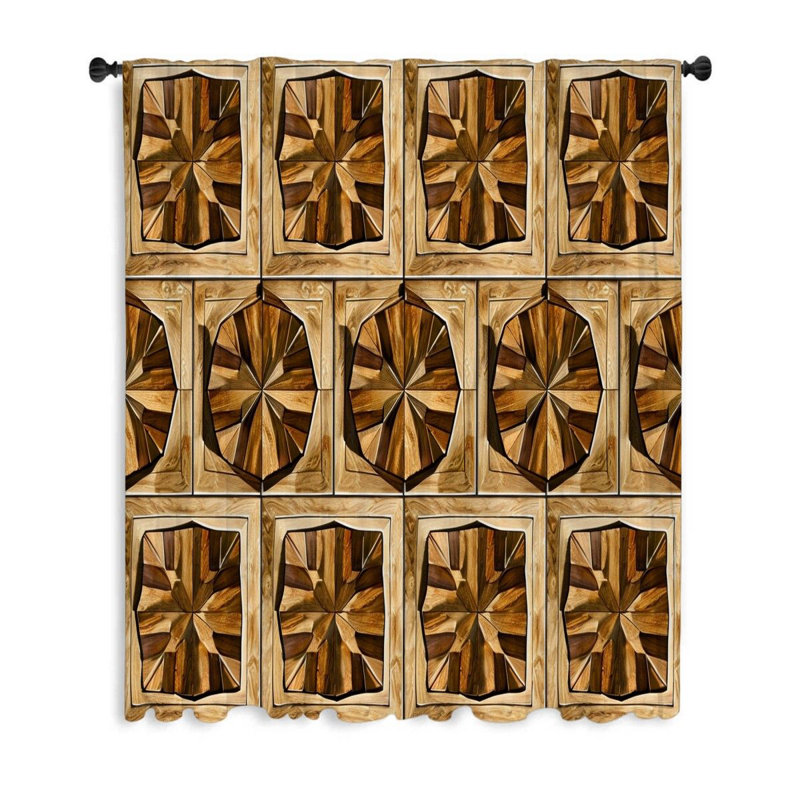 Nadan Blackout Curtain Single Panel, 53'' W x 87'' L