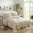 Hamsa Solid Embroidered 3-Piece Quilt Set-1836313624-1836313629