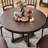 Sturdy Solid Wood Round Dining Table Sets.-112698872