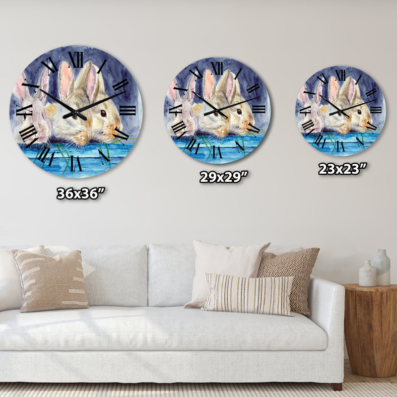 Très grande horloge murale Millie-Beth, Grand
