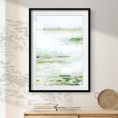 Verdant Marsh II -Framed Print