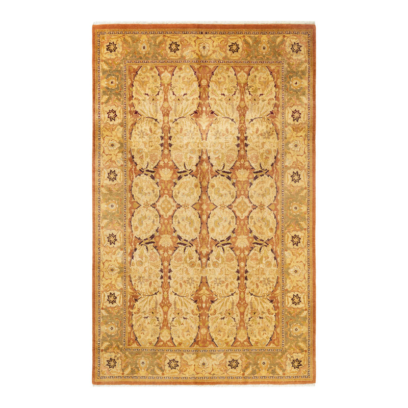 Classic One-of-a-Kind 5' 10" x 9' 6" Hand Knotted Area Rug