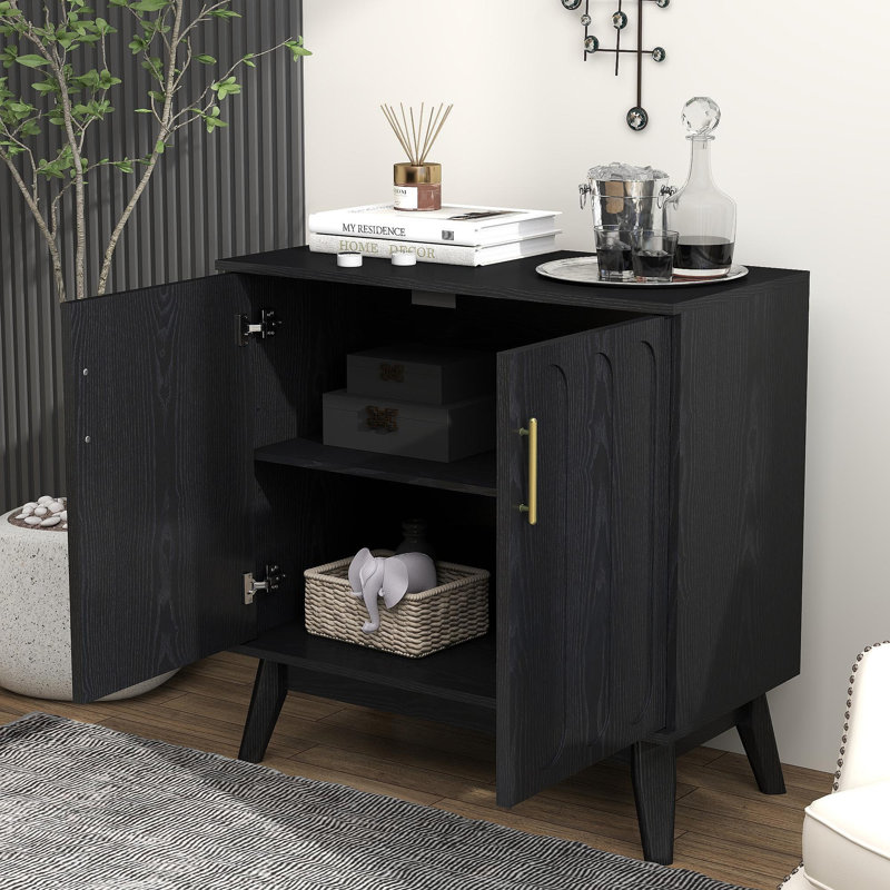 Buffet Mid Mid Century, Noir
