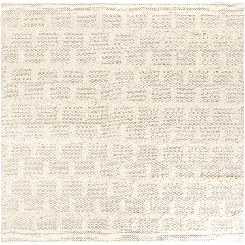  Ira Lana New Zealand Wool Rug, Square 10'