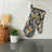 Abstract Flow Oven Mitt Cotton Twill