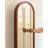 Nordic Minimalist Yellowwood Storage Wall-Mounted Full-Length Mirror