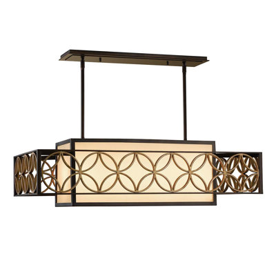 Encarnacion 4 - Light Square/Rectangle Chandelier