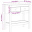 Solid Wood Top Console Table-1532758913