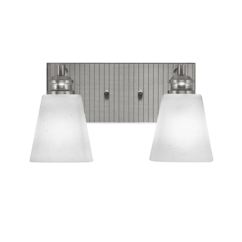 Auhert 2 - Light Vanity Light, Brushed Nickel, White
