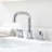Widespread 2-handle Bathroom Faucet with Drain Assembly-55809705