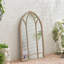Notus Metal Arch Wall Mirror