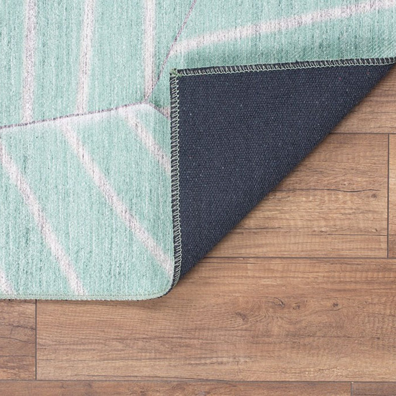 Luxurious Machine Washable Area Rug, 4.9 x 7.5 Feet, 100% Polyester, 1850 g/m², Pile Height: 0.2 inches | Eco-Friendly Recycled Poly Cotton Backing | Perfect for Living Room & Bedroom, Soft and Durable Design