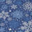 Machine Washable Indoor/Outdoor Christmas Snowflake Xhevrie Navy Rug-202999553