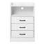 Curtesha 40cm W Manufactured Wood Bedside Table-957951130