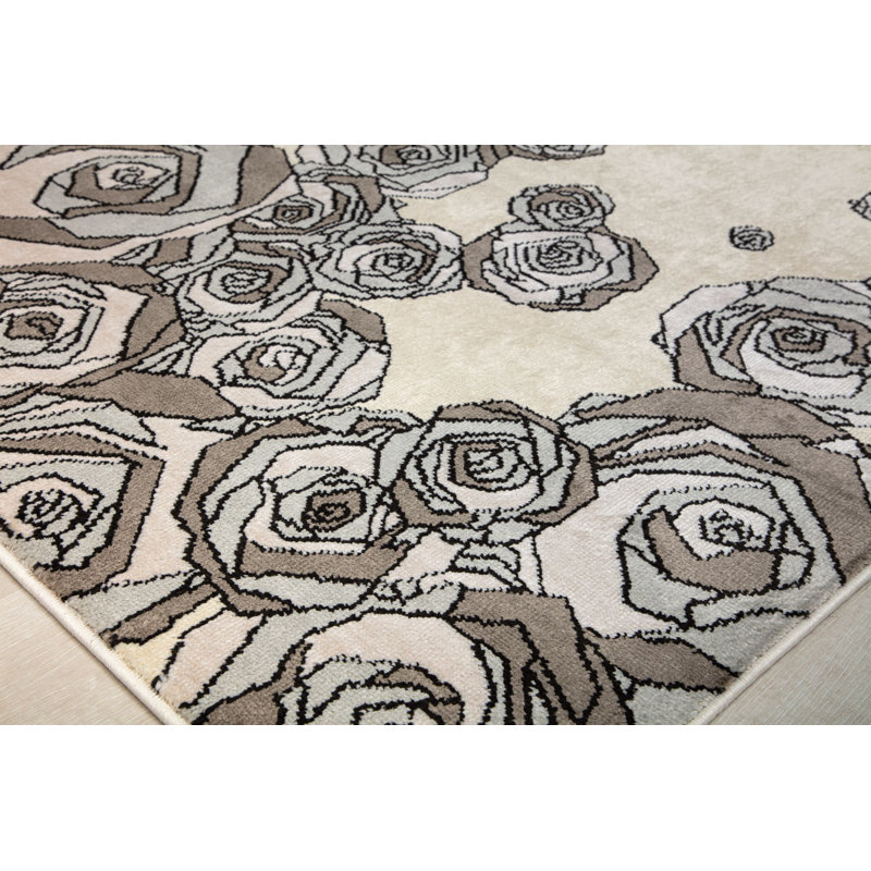 Tapis floral Happy Go Lucky Vera, Rectangle 8 pi x 10 pi