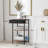 Industrial Printer Stand Rack 3 Tier Printer Table With Storage Printer Shelf With File Drawer Sofa Side Tables Nightstand For Bedroom Machine Stand Holder For Office And Home, Brown