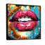 Art mural sur toile Sensual Red Lips Retro Glam-915582121-989979071