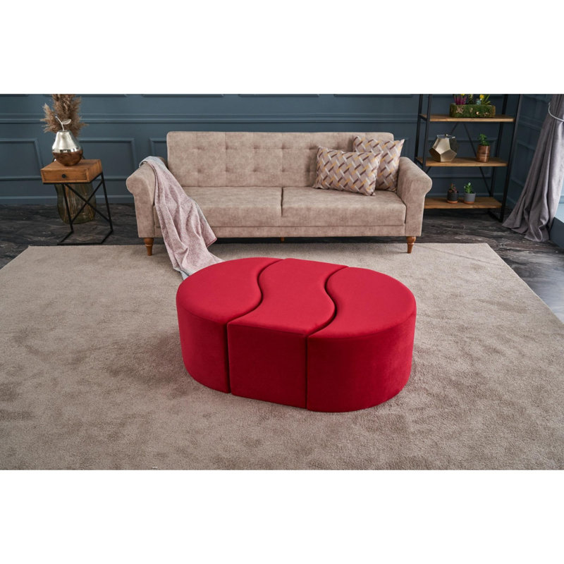 Pouf, Rouge