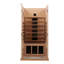 Belfry Bathroom Pondella 1 - Person Bluetooth Compatible FAR Infrared Sauna with Remote Control in Hemlock
