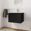 Meuble-lavabo simple 24 po avec plateau en céramique Saylors