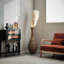 Grand vase de plancher en rotin artificiel de 39 pouces