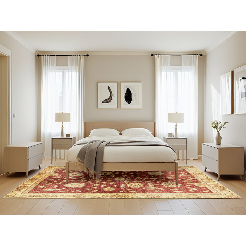 Tapis abstrait moderne 459, Rectangle de 5 pi x 8 pi
