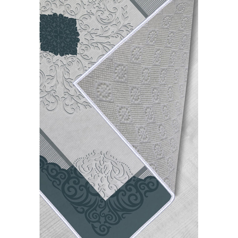Premium Woven Carpet Area Rug, 5.9 x 9.2 ft, 100% Polyester, 650 g/m² | Antibacterial, Non-Slip Underside, 3D Digital Printing | Machine Washable, Soft Pile Height: 0.3 in | Perfect for Living Room & Bedroom Decor