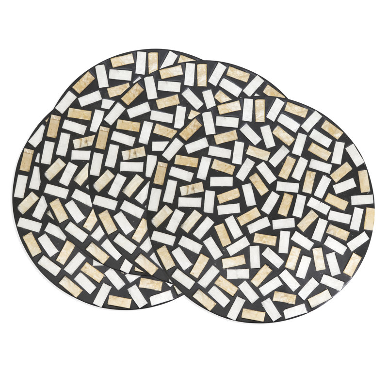 Napperon Natural Shell Fragment (ensemble de 4)