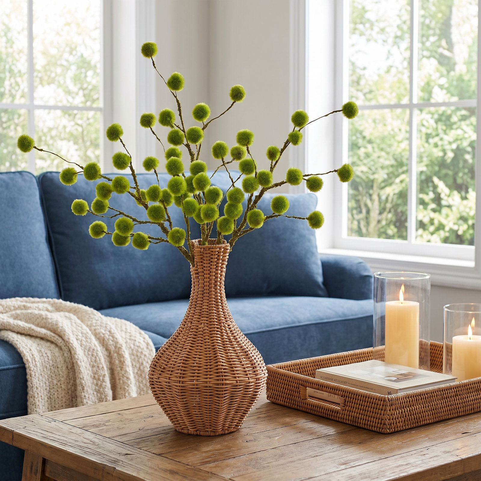 Hanging Moss Ball Stems
