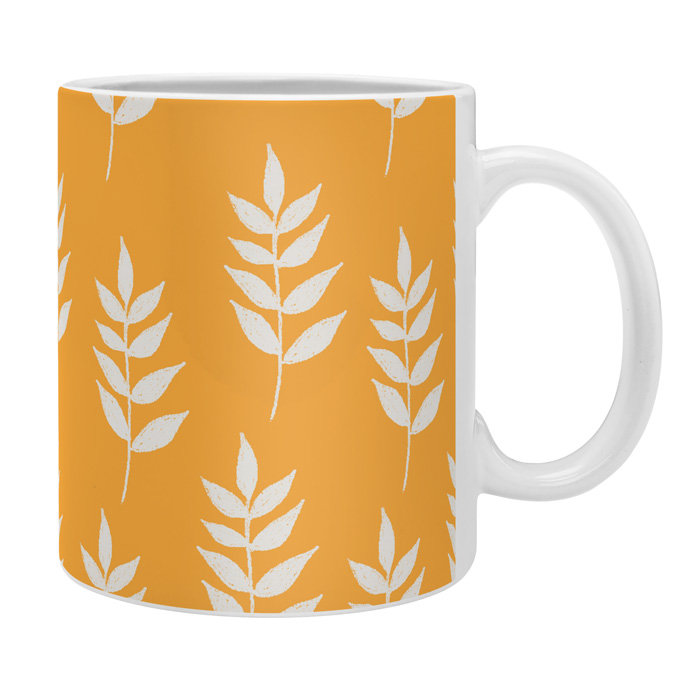 Petite tasse à café à feuille
