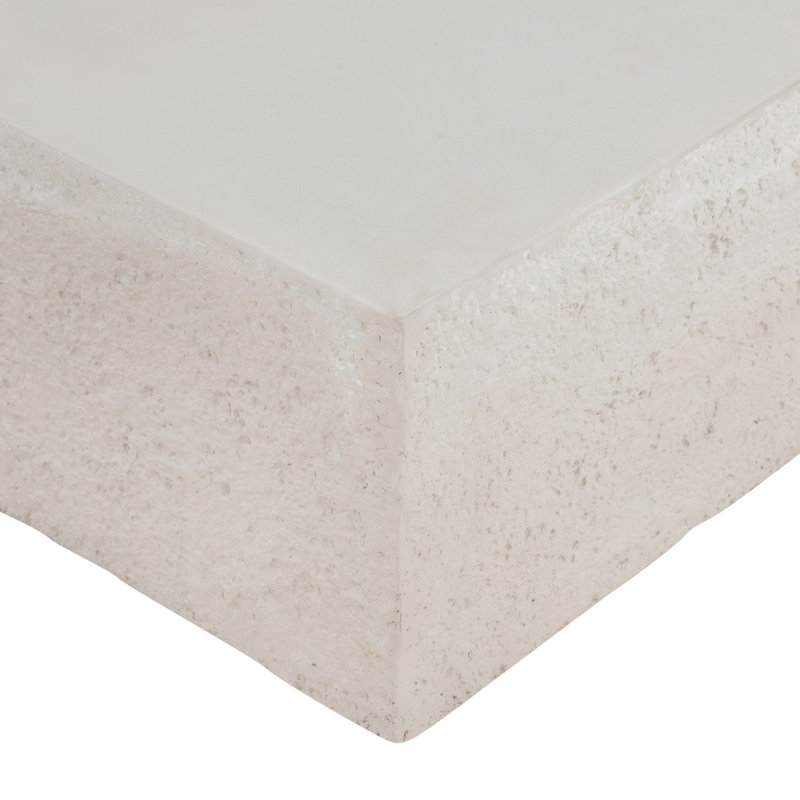 Otero Outdoor Coffee Table, Blanc White