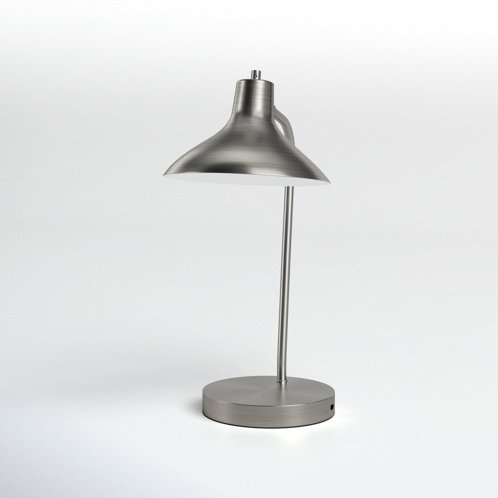Lassell Desk Lamp, Brushed Steel