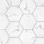 Timeless Hex Calacatta 8-5/8" x 9-7/8" Beveled Porcelain Patterned Wall & Floor Tile