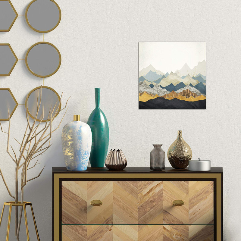 Distant Peaks by Distant Peaks - Wrapped Canvas Print, 66.04 cm H x 66.04 cm W x 1.91 cm D