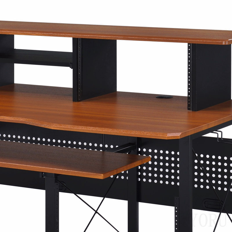 Bureau de musique cerise et finition noire