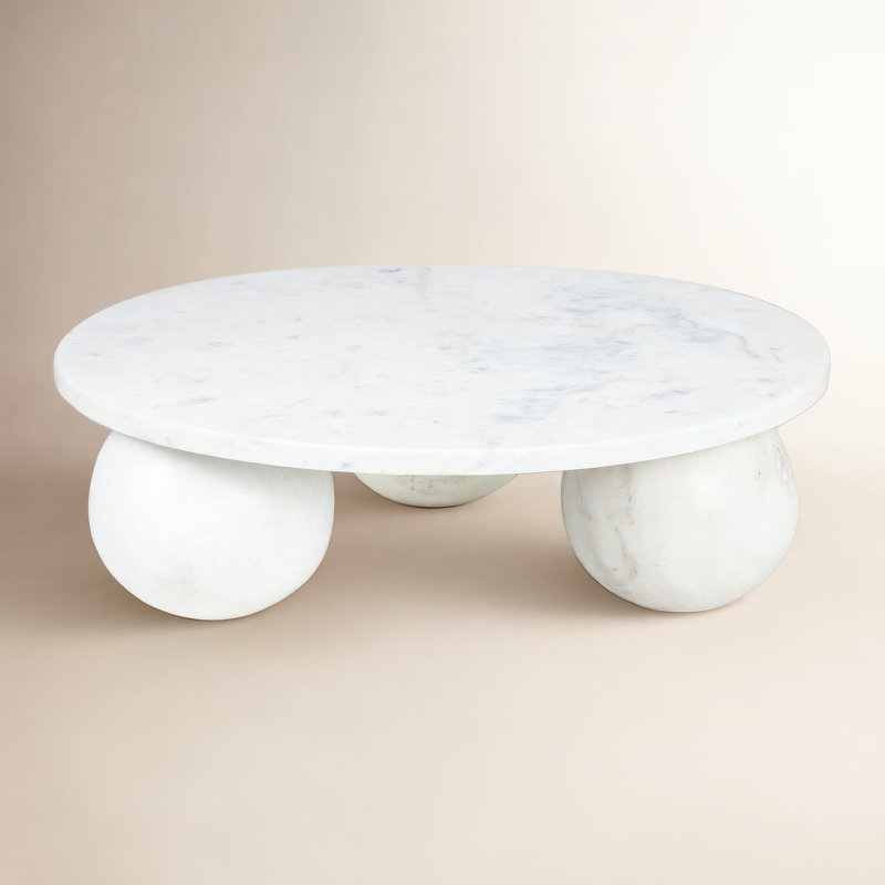 Marlow Marble Plate, 3.75" H x 12" W x 12" D