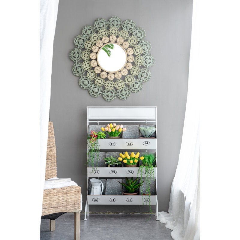 Kieger 29.9'' W Metal Storage Rack
