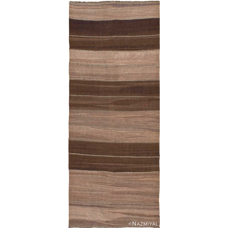 Moroccan One-of-a-Kind Runner 4'2" X 10'1" Flatweave Area Rug