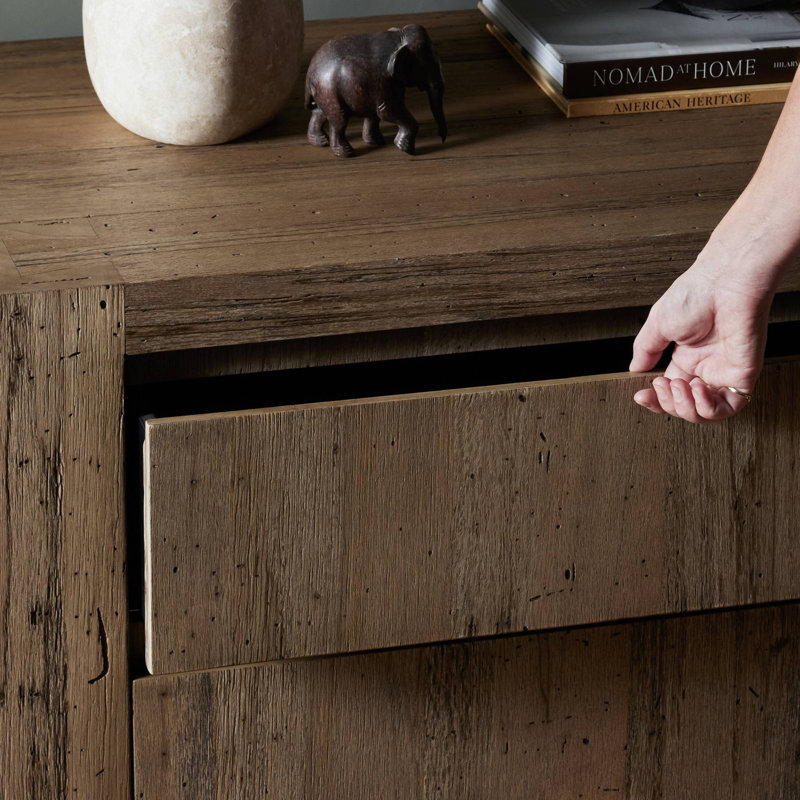 Abaso 2 - Drawer Nightstand, Brown
