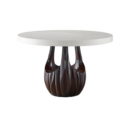 ErinnV X Universal Oak Round Dining Table