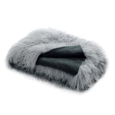 Jeté en laine agneau tibétain Fiber by Auskin