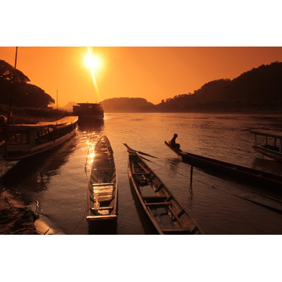 Mékong, Laos, photographie sur toile