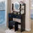 17 Round LED Mirror Vanity Table with Cushioned Stool (Basic)"-318909134