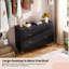 Commode de rangement cannelée à 6 tiroirs-1779918181
