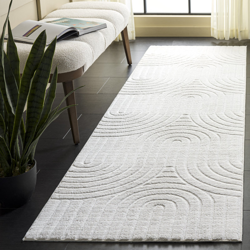 Tapis géométrique lavable à la machine 662 Versaillies, Tapis de course 2 pi 6 po x 8 pi 0 po